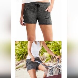 ATHLETA Metro Slouch‎ Shortie Athletic Shorts Medium Gray